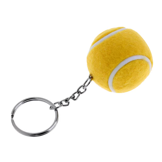 Mini Tennis Ball Keychain Key Cell Phone Ornament Tennis Souvenir