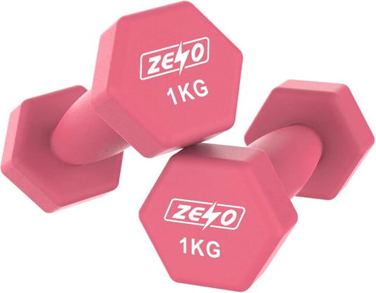NEOPRENE DUMBBELLS WEIGHTS EXERCISE IRON HAND SET GYM FITNESS AEROBIC NEOPRENE
