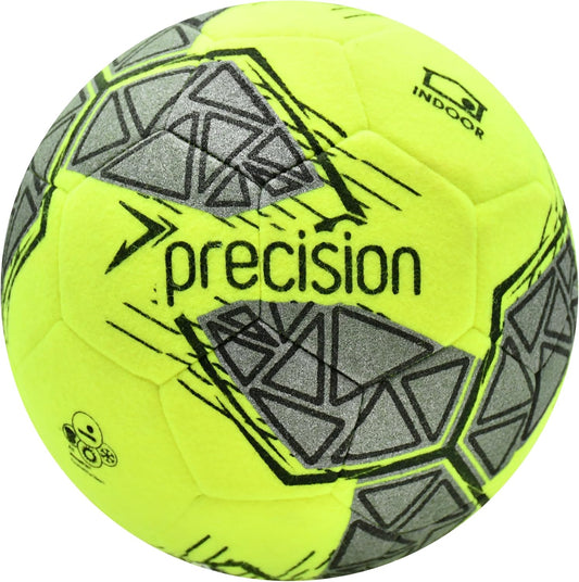 Precision Fusion Indoor Football, Machine Stitched Ball, Acrylic Felt and Nylon